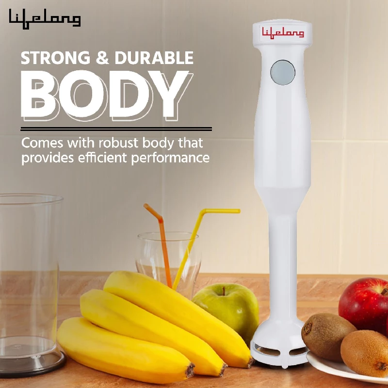 Lifelong Stainless Steel 300 Watts Hand Blender, 692 g-3.webp